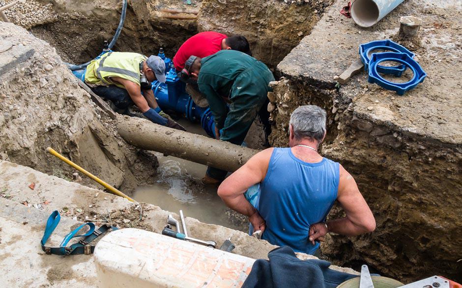 travaux assainissement Villeneuve-les-Sablons